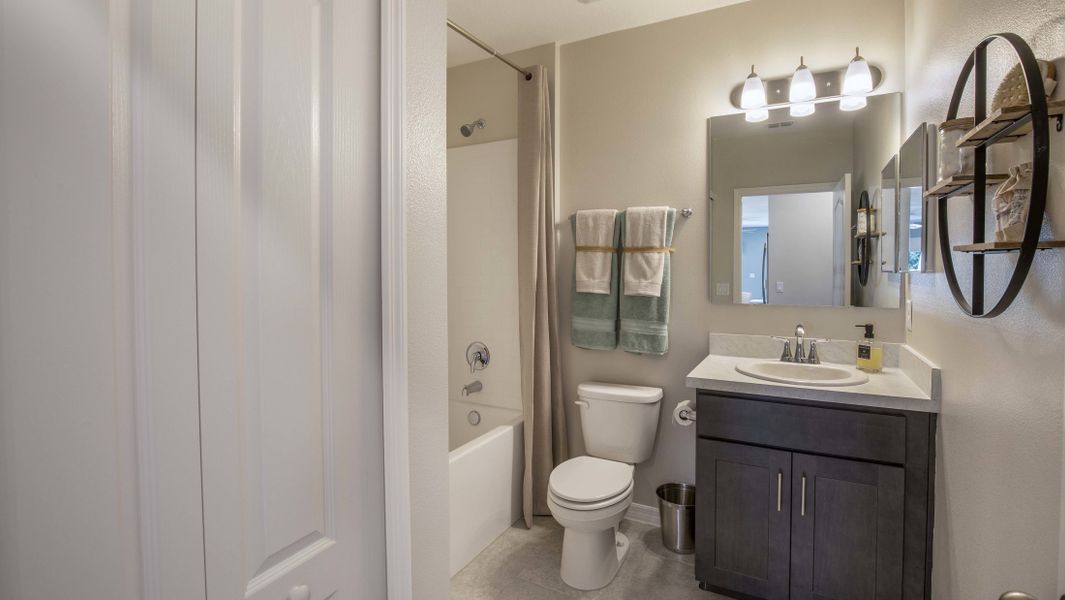 Representative furnished interior of a home built from the Victoria by Maronda Homes in Malabar Springs, Palm Bay (Image 9).