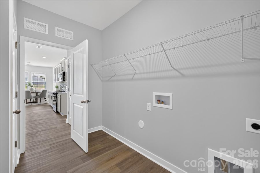 Spacious, unfurnished interior of a new home in Secrest Commons, Monroe (Image 19). Spacious, unfurnished interior of a new home in Secrest Commons, Monroe (Image 19).