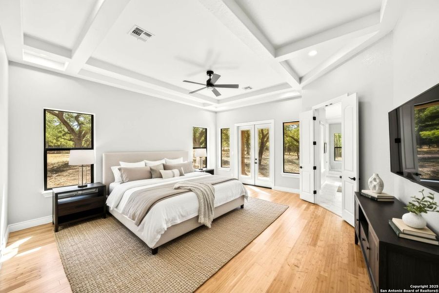 Furnished interior view inside a new home in , New Braunfels (Image 17).