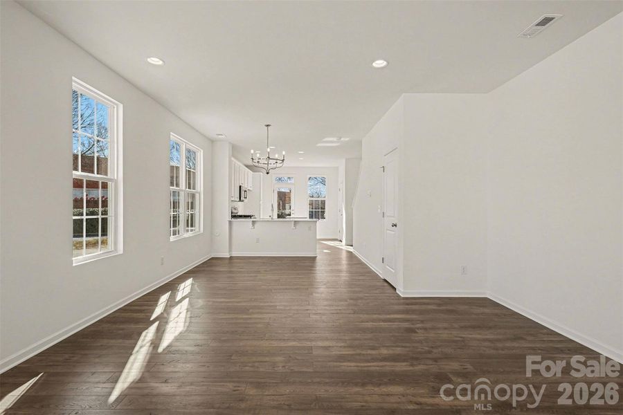 Spacious, unfurnished interior of a new home in , Huntersville (Image 19).