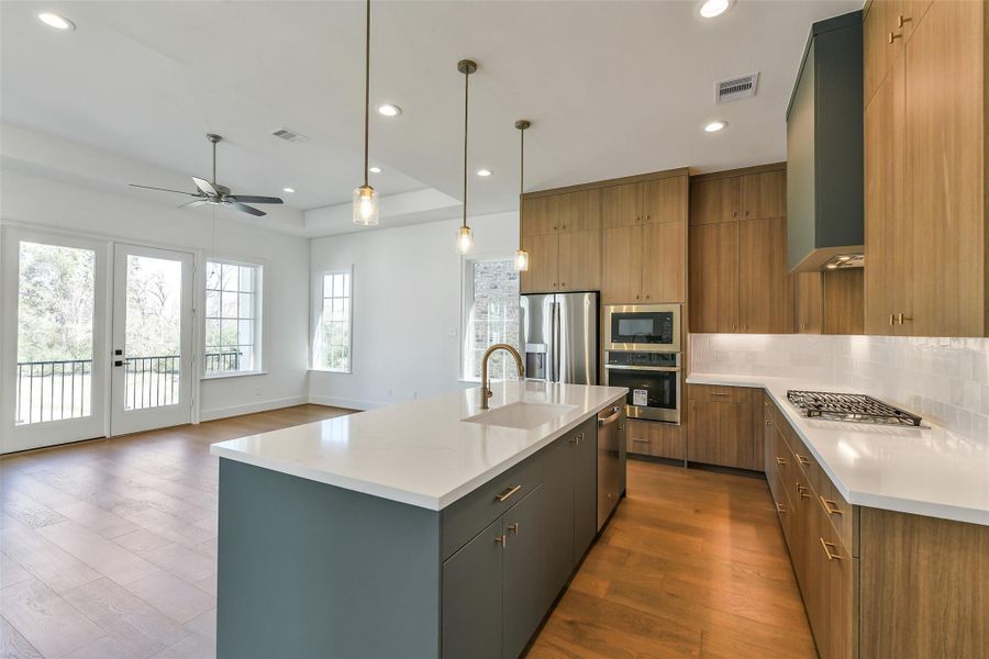 Furnished interior view inside a new home in Reserve in Memorial, Houston (Image 6).