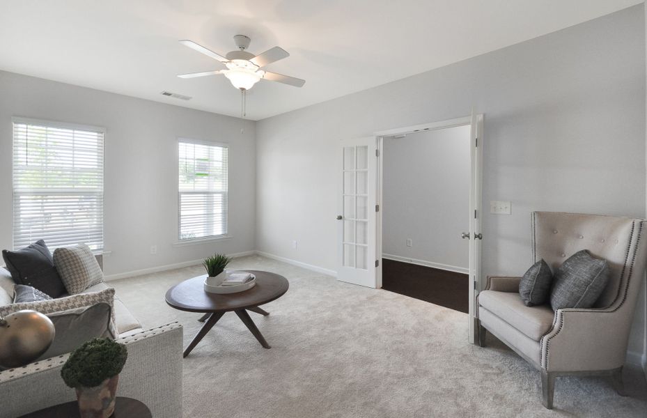 Representative furnished interior of a home built from the Pennington by Pulte Homes in Watermist at Mirror Lake, Villa Rica (Image 6).