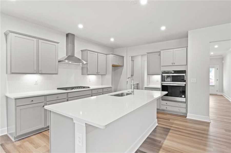 Furnished interior view inside a new home in Haverhill Estates, Dacula (Image 10).