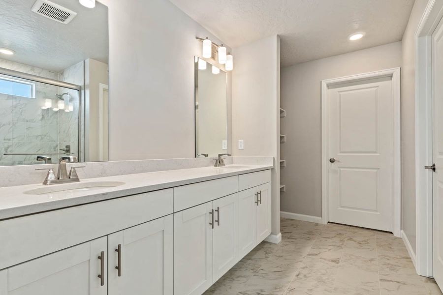 Furnished interior view inside a new home in Bradley Heights, Colorado Springs (Image 11). Furnished interior view inside a new home in Bradley Heights, Colorado Springs (Image 11).