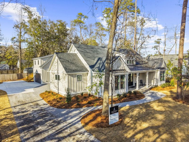 Front exterior of a new home in , Summerville, SC, highlighting curb appeal (Image 41).