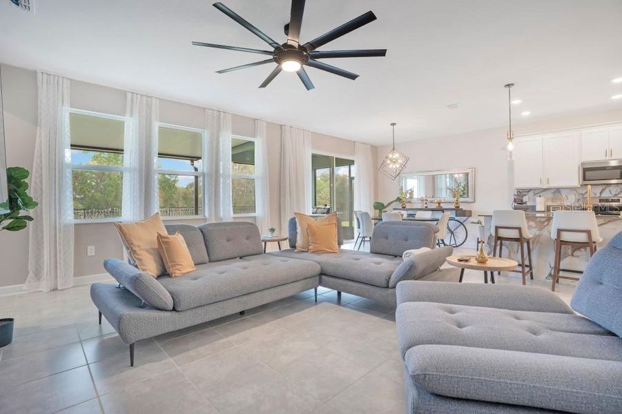 Furnished interior view inside a new home in Providence, Davenport (Image 26). Furnished interior view inside a new home in Providence, Davenport (Image 26).