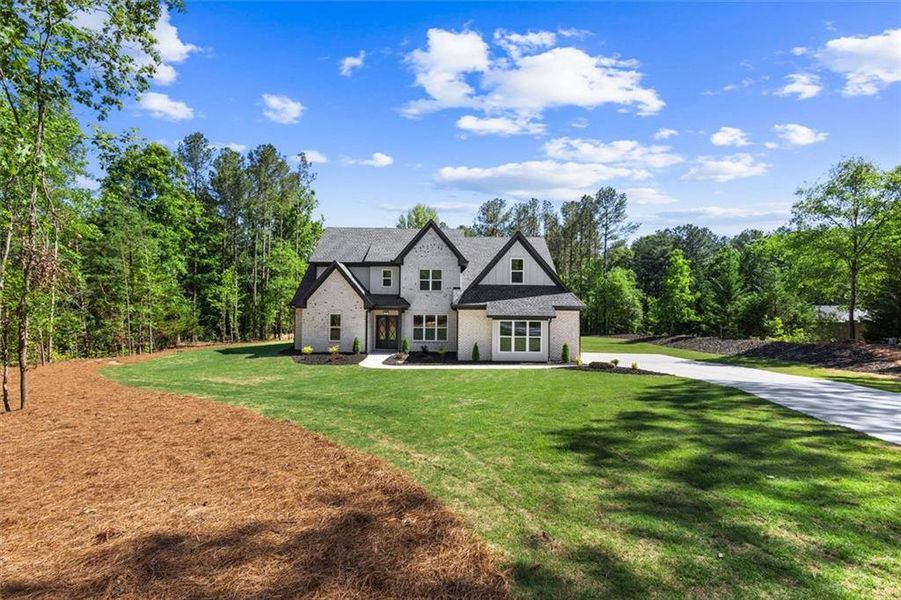Front exterior of a new home in , Hull, GA, highlighting curb appeal (Image 30).