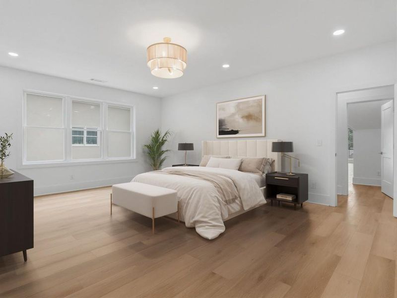 Furnished interior view inside a new home in , Canton (Image 19).