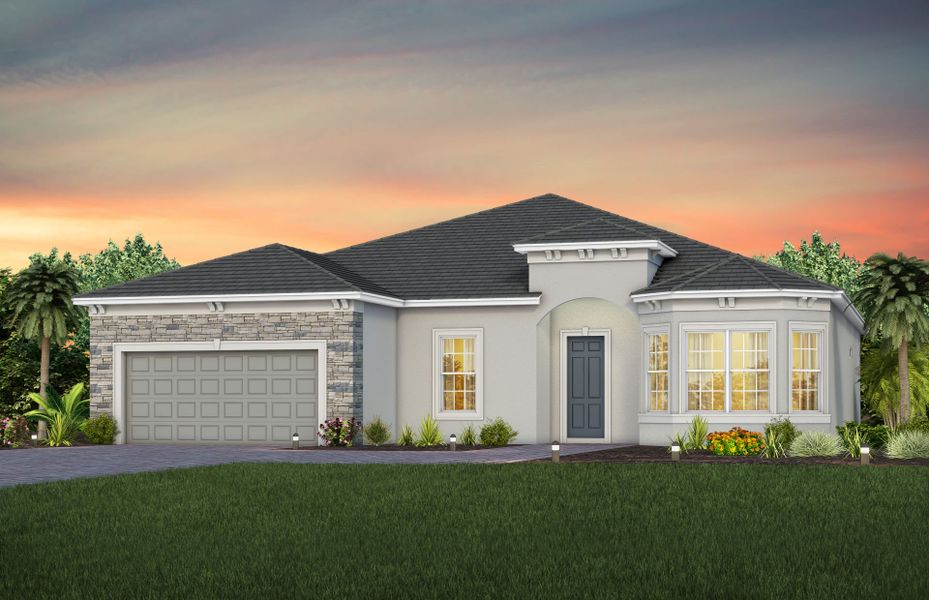 Exterior FM3 with optional stone detailing Exterior FM3 with optional stone detailing