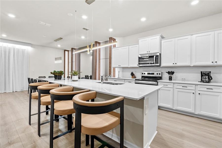 Furnished interior view inside a new home in Windsor Cay Resort, Clermont (Image 5). Furnished interior view inside a new home in Windsor Cay Resort, Clermont (Image 5).