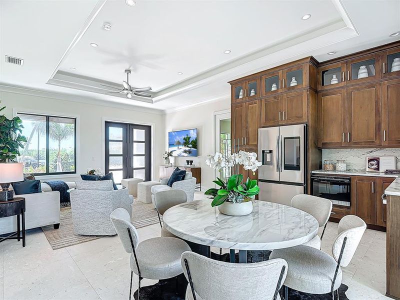 Furnished interior view inside a new home in , Fort Myers (Image 18).