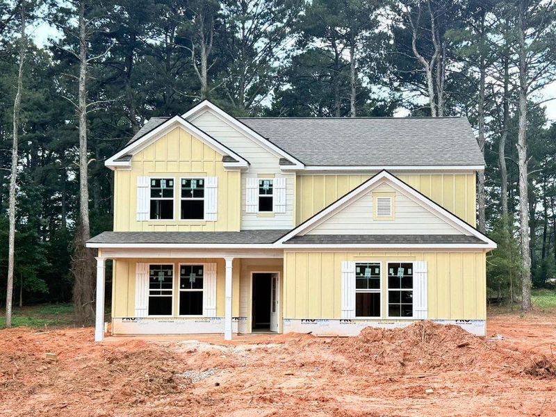 Front exterior of a new home in Westlyn, Winder, GA, highlighting curb appeal (Image 24).