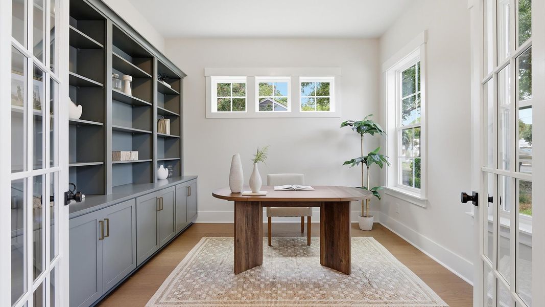 Representative furnished interior of a home built from the Lighthouse II by DRB Homes in Bayview Acres, Mount Pleasant (Image 16).