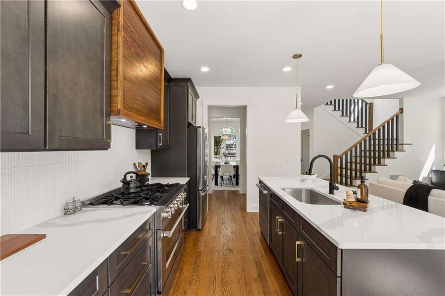 Furnished interior view inside a new home in , Atlanta (Image 40). Furnished interior view inside a new home in , Atlanta (Image 40).