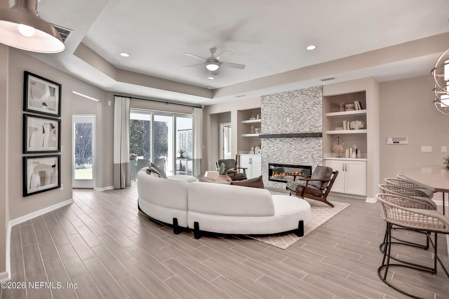 Furnished interior view inside a new home in , Green Cove Springs (Image 25). Furnished interior view inside a new home in , Green Cove Springs (Image 25).