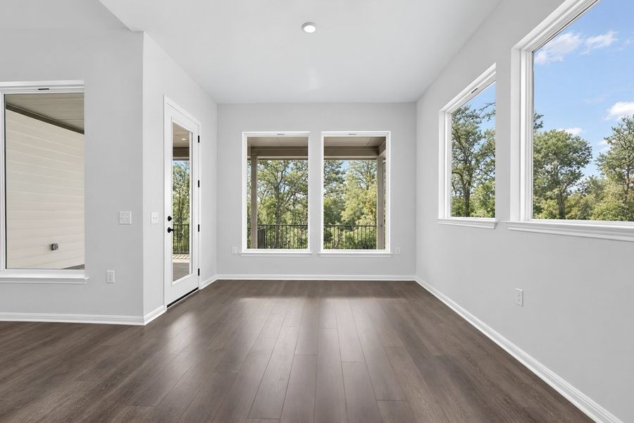 Spacious, unfurnished interior of a new home in Silverleaf, Cedar Creek (Image 21). Spacious, unfurnished interior of a new home in Silverleaf, Cedar Creek (Image 21).
