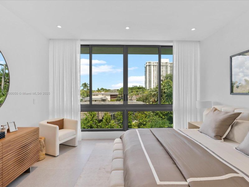 Furnished interior view inside a new home in , Miami Shores (Image 6).