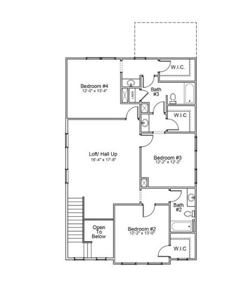 2D floor plan layout for the Lacey - Vanguard Collection by Mungo Homes in Pineland Preserve, Summerville, SC (Image 4).