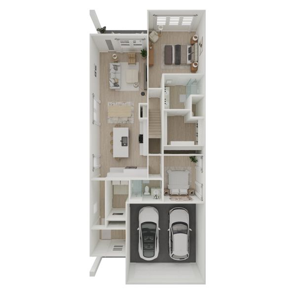 2D floor plan layout for the Silver Maple II by K. Hovnanian® Homes in Heath Golf & Yacht Villas, Heath, TX (Image 4). 2D floor plan layout for the Silver Maple II by K. Hovnanian® Homes in Heath Golf & Yacht Villas, Heath, TX (Image 4).