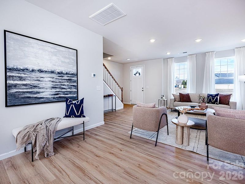 Furnished interior view inside a new home in The Crossing at Cramerton Mills, Cramerton (Image 14).