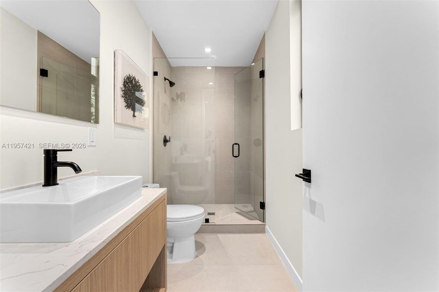 Furnished interior view inside a new home in , Miami (Image 14).