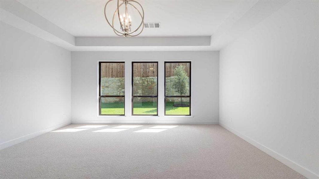 Spacious, unfurnished interior of a new home in The Heights At Uptown Celina 50', Celina (Image 16).