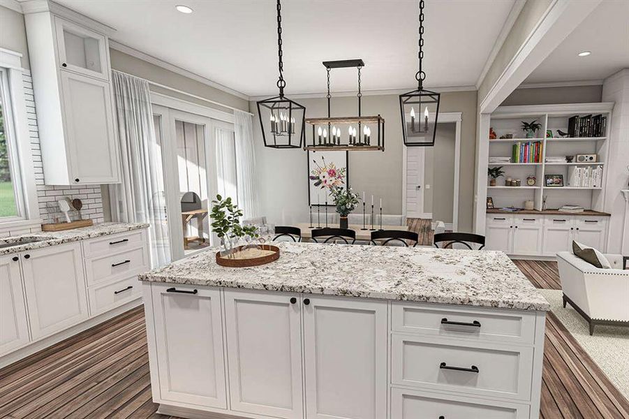 Furnished interior view inside a new home in Parallel Pastures, Poolville (Image 8). Furnished interior view inside a new home in Parallel Pastures, Poolville (Image 8).