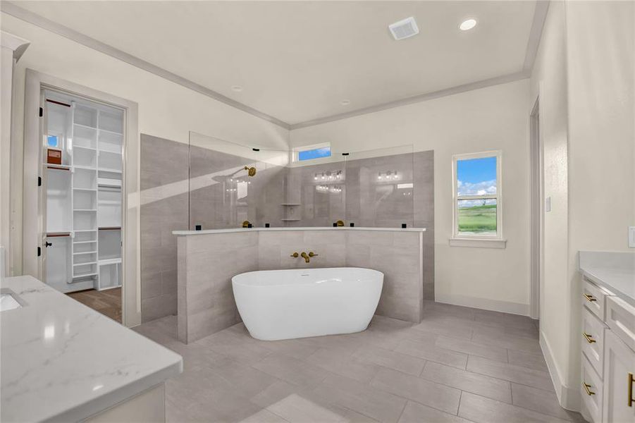Furnished interior view inside a new home in , Decatur (Image 19).