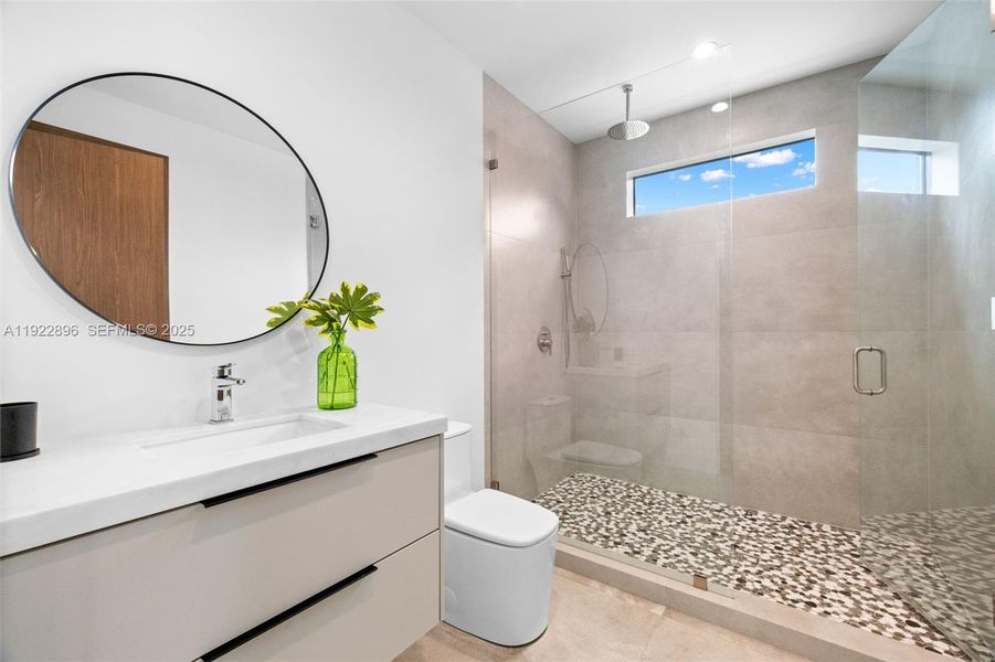 Furnished interior view inside a new home in , Miami (Image 49).