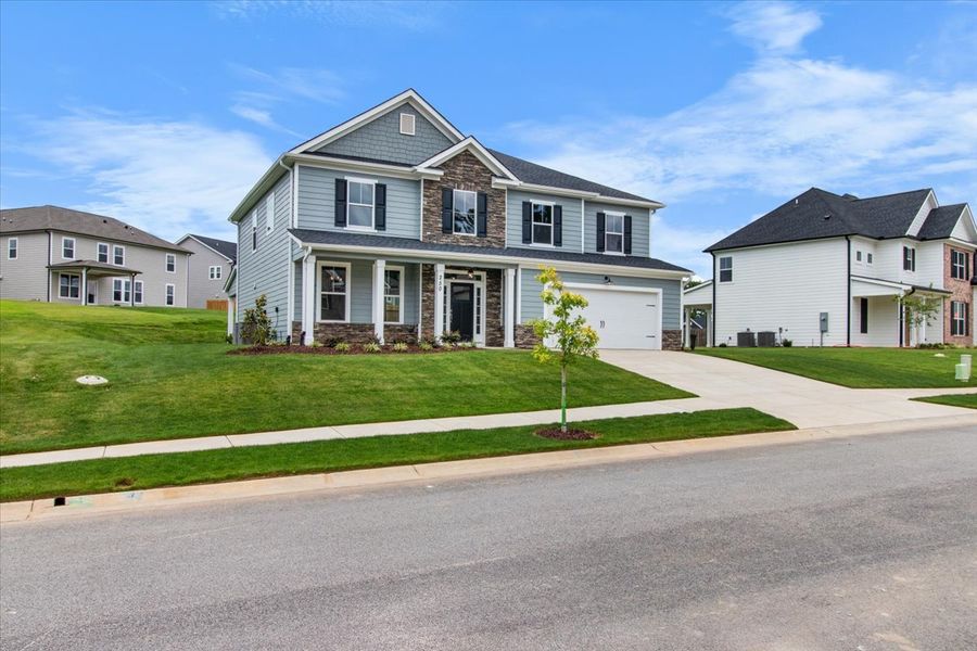 Front Exterior | 250 Prominence Drive in Tillery Park by Ivey Homes Front Exterior | 250 Prominence Drive in Tillery Park by Ivey Homes