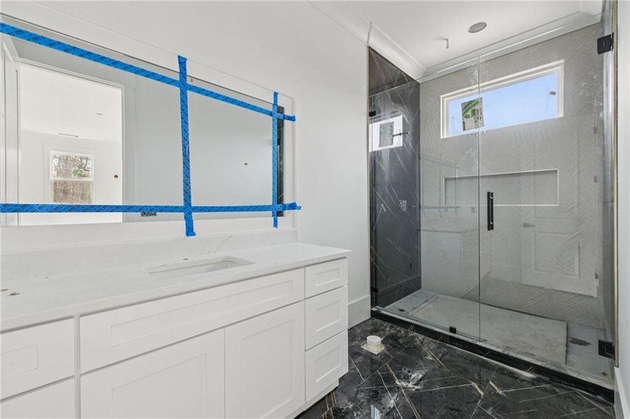 In-progress construction of a new home in , Buford, GA (Image 25).