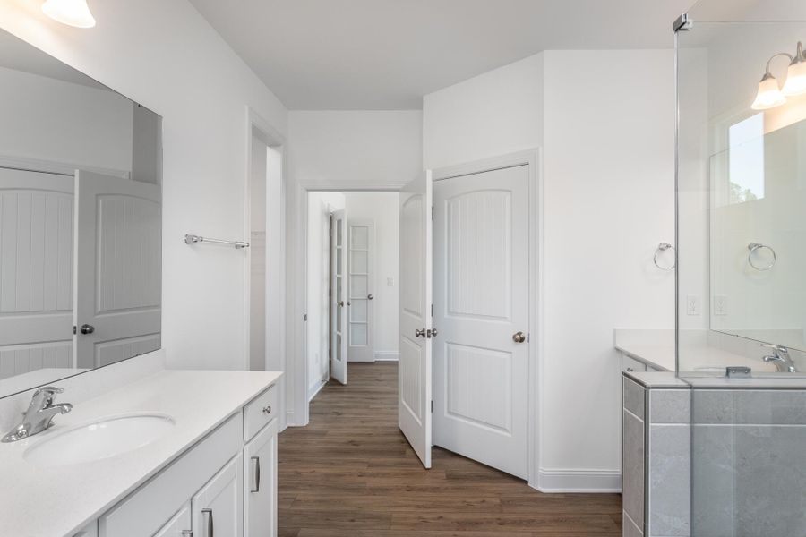Furnished interior view inside a new home in Cedar Ridge, Angier (Image 10).