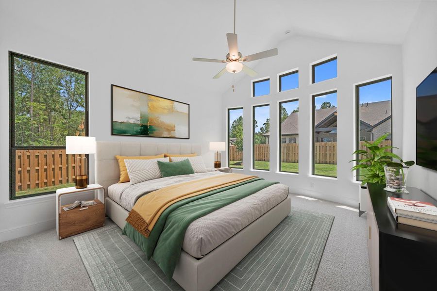 Furnished interior view inside a new home in COLTON, Montgomery (Image 10). Furnished interior view inside a new home in COLTON, Montgomery (Image 10).