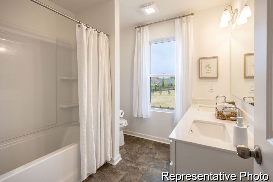 Furnished interior view inside a new home in Covington Ridge Townhomes, Thomasville (Image 19).