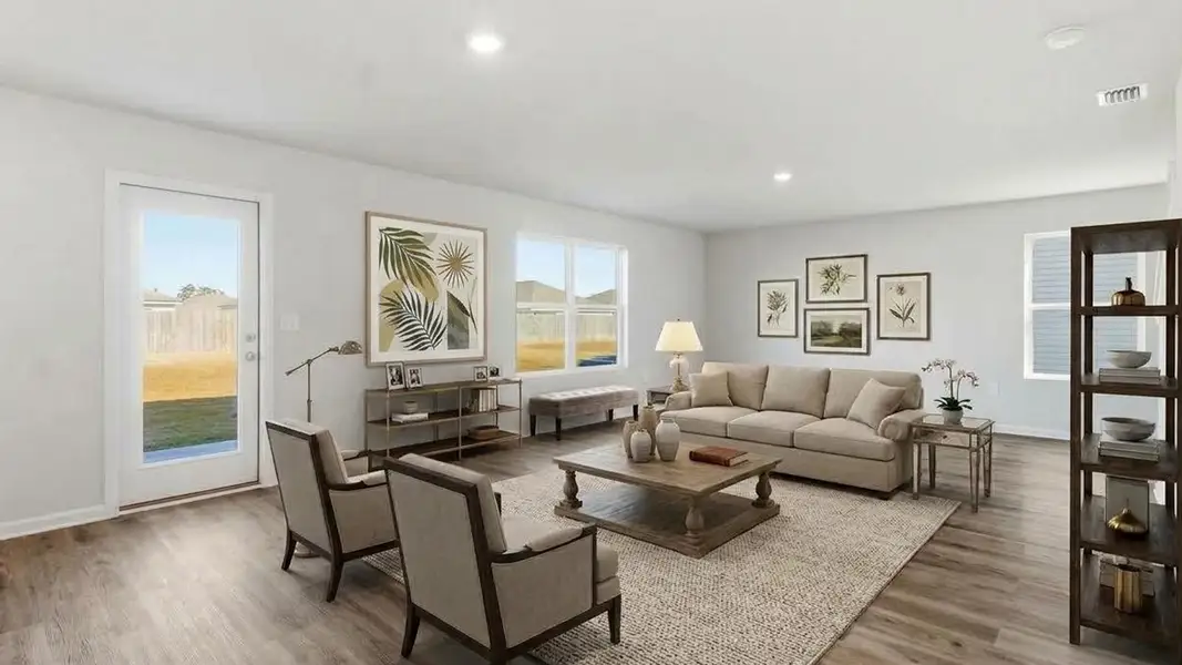 Furnished interior view inside a new home in Wesley Park, Crawfordville (Image 3).