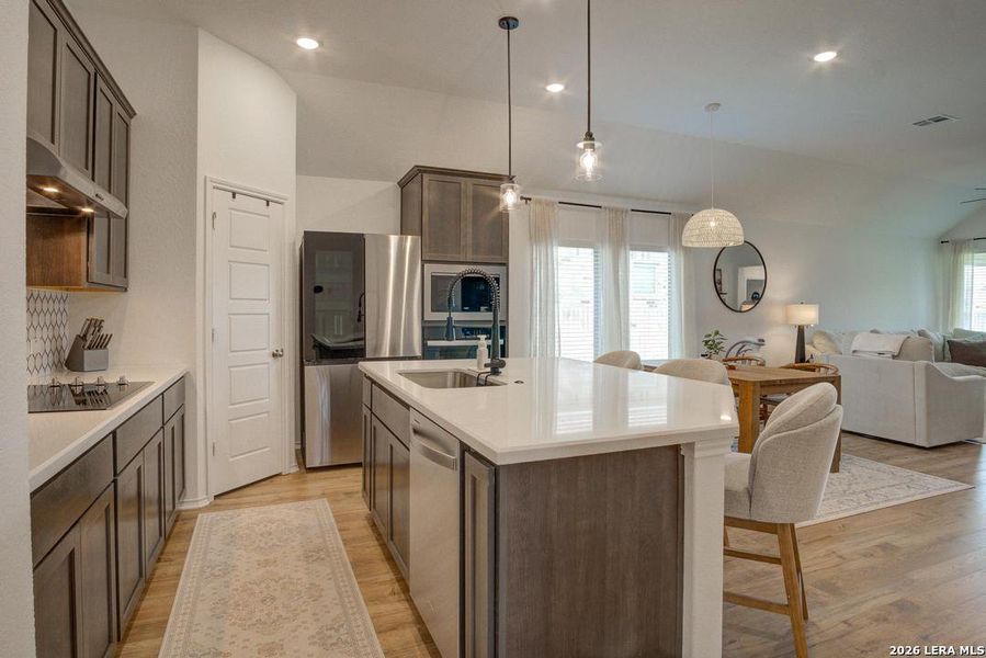 Furnished interior view inside a new home in Megan's Landing, Castroville (Image 7).