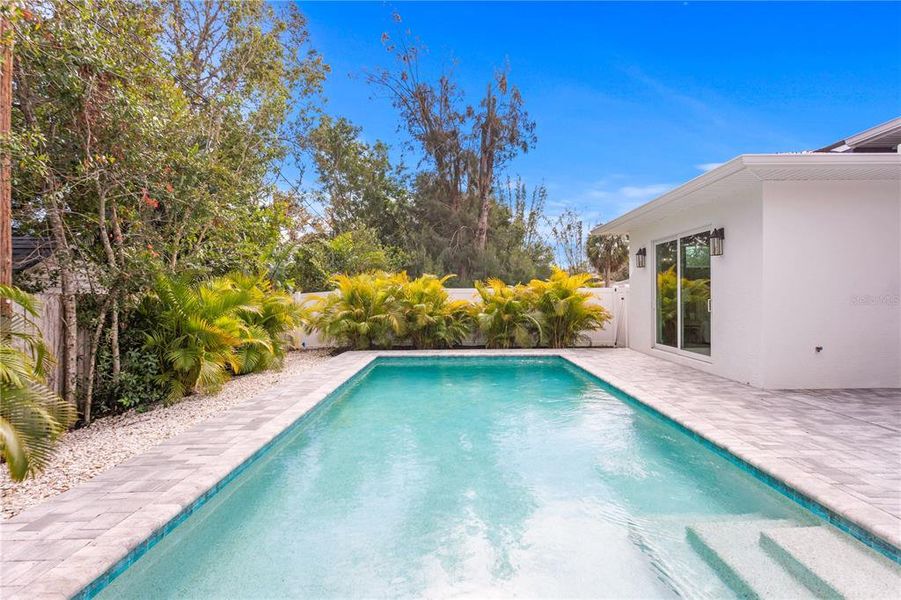 Exterior details and patio area of a home in , Sarasota (Image 29).
