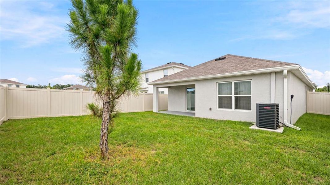 Exterior details and patio area of a home in Northwater at Two Rivers, Zephyrhills (Image 34).