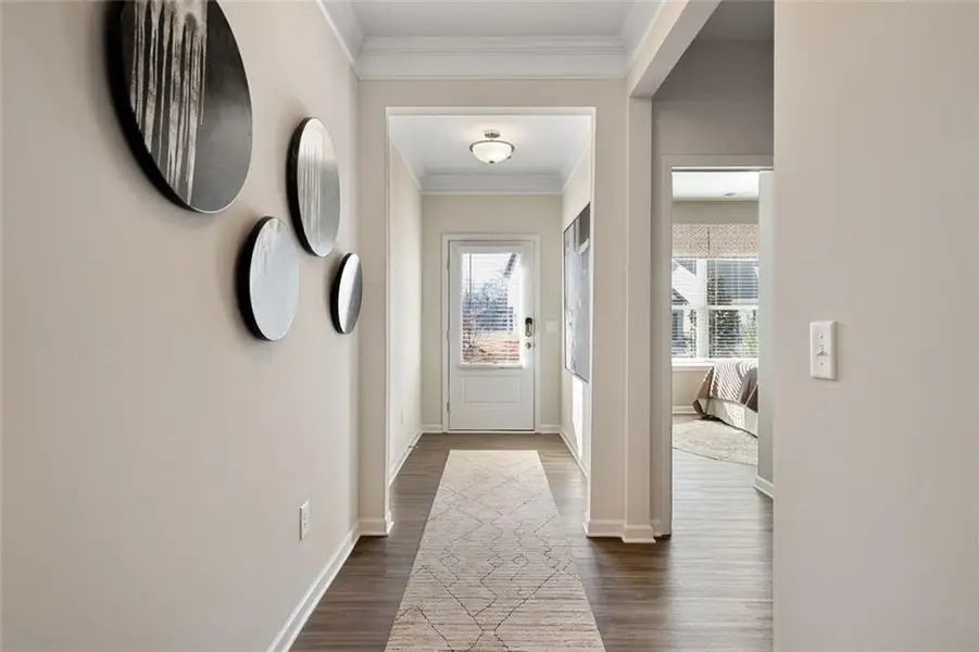 Furnished interior view inside a new home in Evergreen at Lakeside, Temple (Image 32).