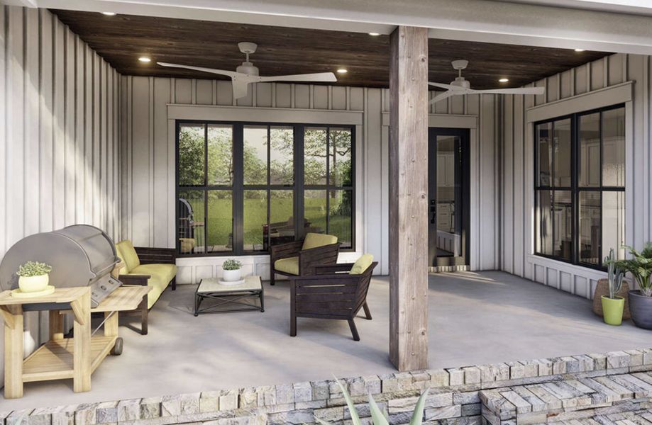 Representative exterior details of a home built from the Margot by Zeal Home Builders in Echo Grove, Poolville (Image 4). Representative exterior details of a home built from the Margot by Zeal Home Builders in Echo Grove, Poolville (Image 4).