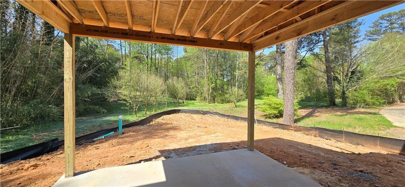 In-progress construction of a new home in , Marietta, GA (Image 53).