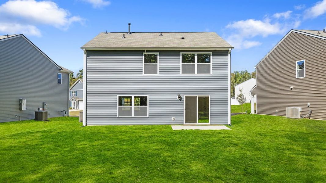 Exterior details and patio area of a home in Varner Station, Woodruff (Image 19).