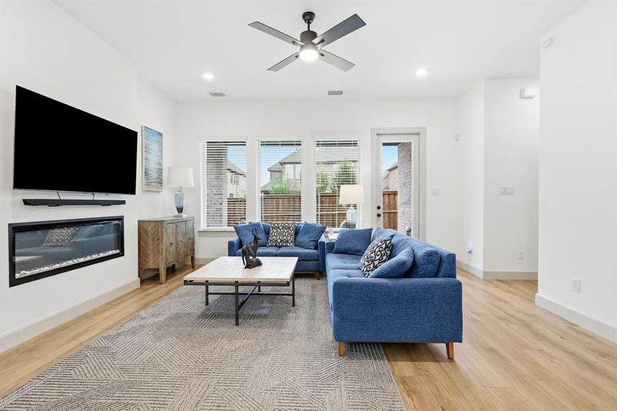 Furnished interior view inside a new home in Estates at Stacy Crossing, McKinney (Image 31).