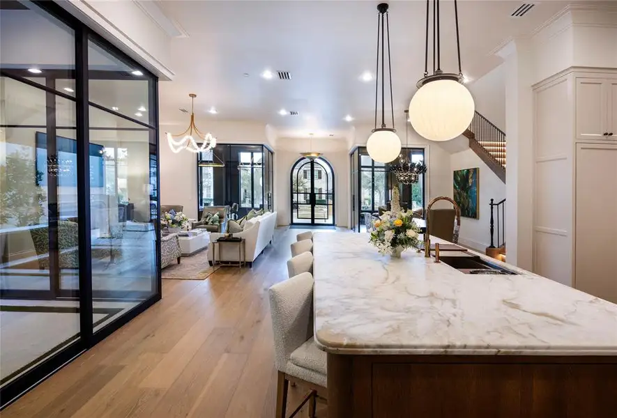Furnished interior view inside a new home in , Southlake (Image 14).