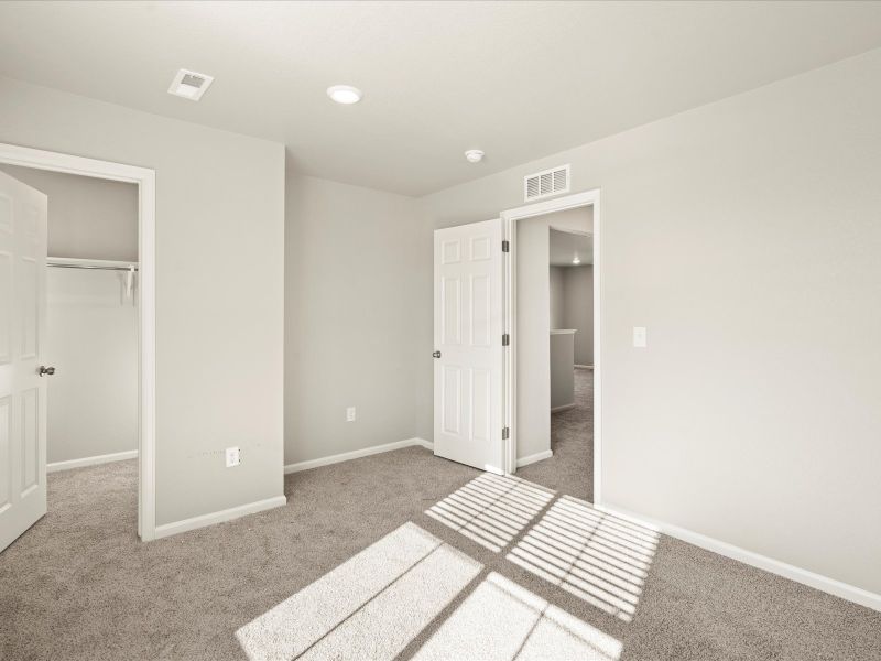 Spacious, unfurnished interior of a new home in Meridian Ranch, Peyton (Image 17). Spacious, unfurnished interior of a new home in Meridian Ranch, Peyton (Image 17).