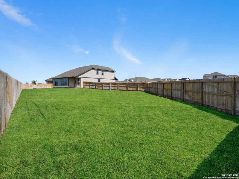 Exterior details and patio area of a home in Morgan Meadows, San Antonio (Image 1). Exterior details and patio area of a home in Morgan Meadows, San Antonio (Image 1).