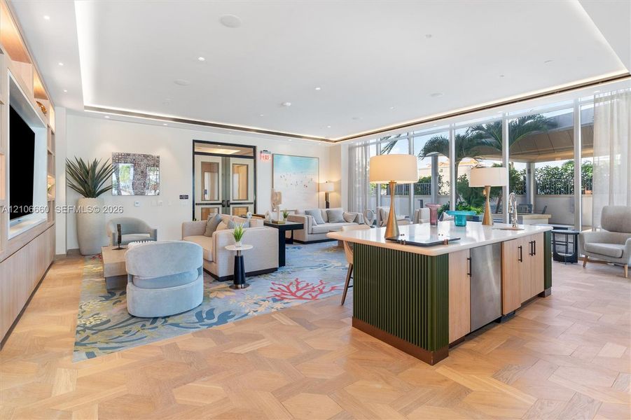 Furnished interior view inside a new home in , Fort Lauderdale (Image 13).