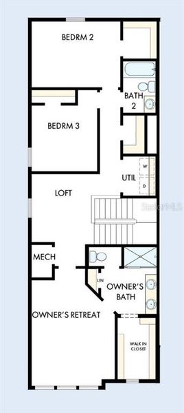 2D floor plan layout of this home in , Daytona Beach, FL (Image 3). 2D floor plan layout of this home in , Daytona Beach, FL (Image 3).