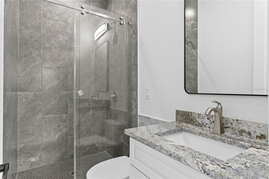 Furnished interior view inside a new home in , Dunedin (Image 28).