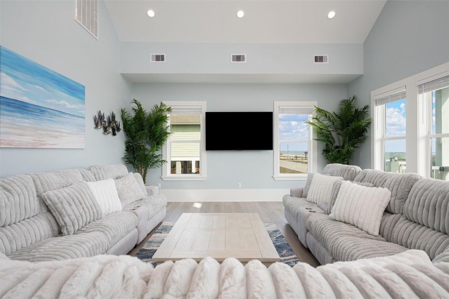 Furnished interior view inside a new home in , Bolivar Peninsula (Image 12).